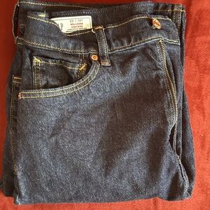 GAP Dark Blue Straight Leg Jeans